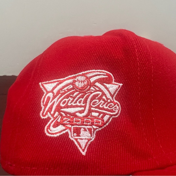 New Era, 59Fifty Fitted Hat, New York Yankees, Red & White - Picture 8 of 10